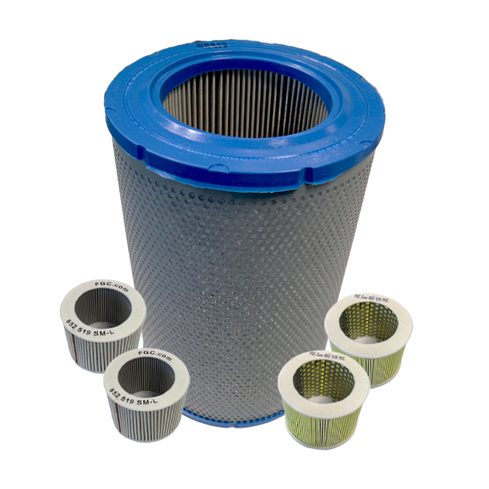 Air breather filter elements